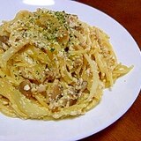 豆腐ときのこのパスタ